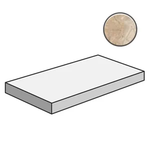 Ступень Coliseumgres Portofino Beige Scalino 90 Angolo Dx 33x90 матовая