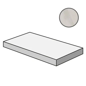 Ступень Coliseumgres Portofino Bianco Scalino 90 Angolo Sx 33x90 матовая