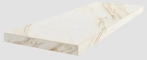 Ступень Coliseumgres Trevi White Scalino Angolo Dx 33x90 матовая
