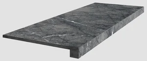 Ступень Coliseumgres Uffizi Black Scalino Front. 33x90 матовая