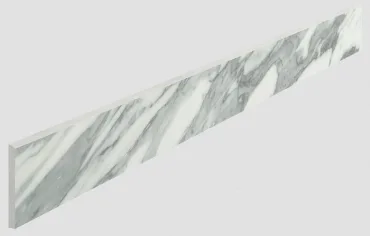 Бордюр Coliseumgres Uffizi White Battiscopa 7,2x90 матовый