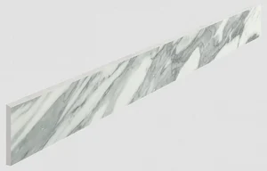 Бордюр Coliseumgres Uffizi White Battiscopa 7,2x90 матовый