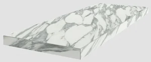 Ступень Coliseumgres Uffizi White Scalino Angolo Dx 33x90 матовая