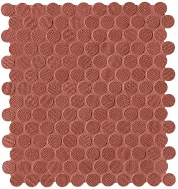 Мозаика Fap Color Line Copper Marsala Round Mosaico 29,5x32,5 матовая
