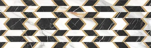 Плитка Colorker Calacatta Gold Era Gold White Brillo 31,6x100 глянцевая
