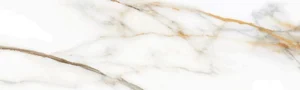 Плитка Colorker Calacatta Gold White Brillo 31,6x100 глянцевая