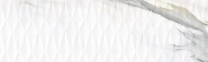 Плитка Colorker 223584 Calacatta Gold Calacatta Iris Gold White 31,6x100 M-77 рельефная
