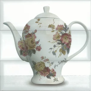 Панно Absolut Keramika Composicion Tea 03 White 30x30 глянцевое