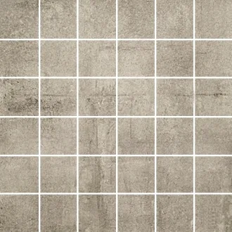 Concrete Mosaico Tozzetto Taupe Lapp.