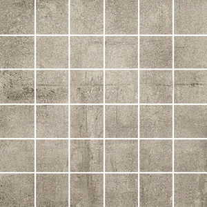 Мозаика Brennero Concrete Mosaico Tozzetto Taupe Lapp. 30x30 лаппатированная