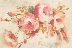 Панно Paradyz Coraline Beige Panel Rose 60x90 глянцевое