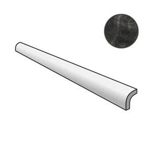 Бордюр Equipe Country Pencil Bullnose Anthracite 23313 3x20 глянцевый