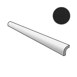 Бордюр Equipe Country Pencil Bullnose Anthracite Matt 23314 3x20 матовый