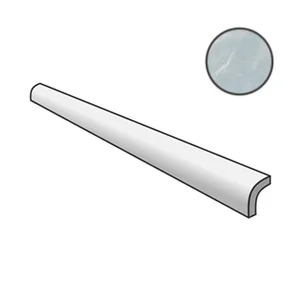 Бордюр Equipe Country Pencil Bullnose Ash Blue 23312 3x20 глянцевый