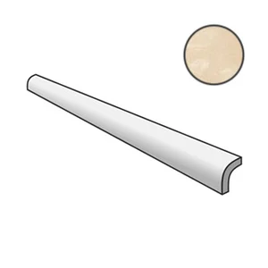 Бордюр Equipe Country Pencil Bullnose Beige 23316 3x20 глянцевый