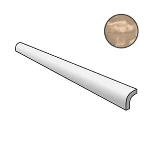 Бордюр Equipe Country Pencil Bullnose Tobacco 23318 3x20 глянцевый