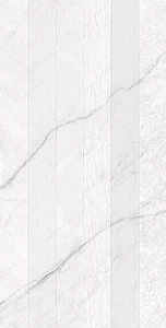 Керамогранит Creanza Montesa CZ-GL07-D White Decor GL 80x160 матовый / глянцевый