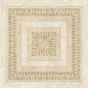 Декоративный элемент Europa Ceramica Crema Marfil Antique Decor 45x45 глянцевый