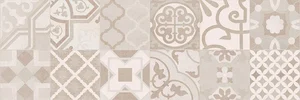 Вставка Creto Dover Vetro Ivory W/DEC M NR Satin 1 СCM20D17200B 25x75 матовая