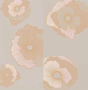 Панно Creto Mono Golden flowers (компл. из 2 шт) 06-01-1-36-03-13-2434-0 60x60 глянцевое