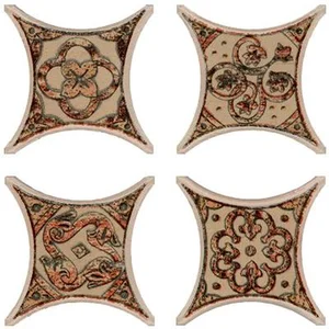 Вставка Azulev Cross Estrella Umbria 6,7x6,7 матовая