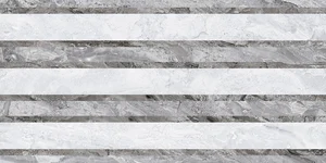 Плитка Cube Ceramica Prado Lines Gray 30x60 глянцевая