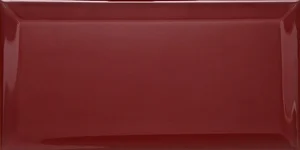 Плитка Dar Ceramics Biselado Burdeos Brillo 10x20 глянцевая