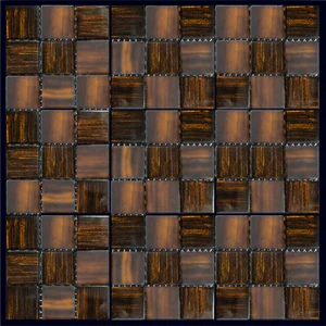 Мозаика Natural Mosaic Dark JP-301 (Стекло) 28,8x28,8 глянцевая