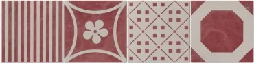 Декоративный элемент ABK Dec. Combi 4 Beige Rosso Rett. DKR01262 30x30 матовый
