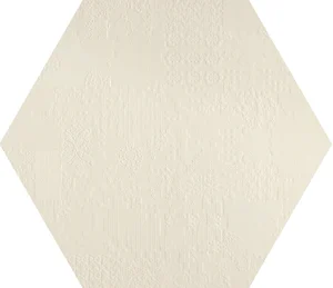 Керамогранит Mutina Dechirer Decor esagona Bianco PUDD31 120x120 матовый