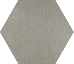 Керамогранит Mutina Dechirer Decor esagona Grigio PUDD72 60x60 матовый