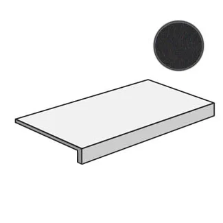 Ступень Mutina Dechirer Gradone step Nero PUDN104 33x120 матовая