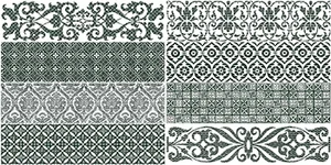 Декоративный элемент Gaya Fores Deco Bricktrend White 8,1x33,1 структурированный