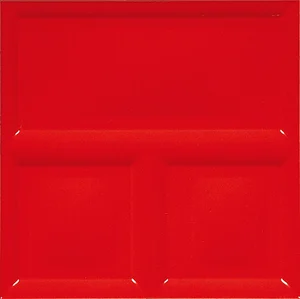 Плитка Azuvi Deco Red (3) 20x20 полированная