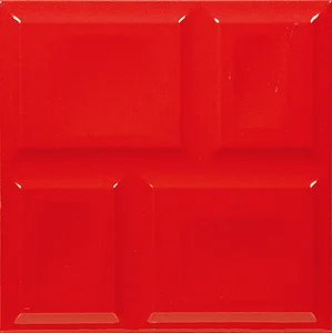 Плитка Azuvi Deco Red (4) 20x20 полированная