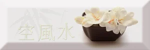 Декоративный элемент Absolut Keramika Decor Japan Tea 04 A 10x30 глянцевый