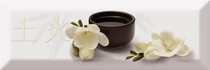 Декоративный элемент Absolut Keramika Decor Japan Tea 04 C 10x30 глянцевый