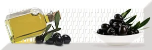 Декоративный элемент Absolut Keramika Decor Olives 04 B 10x30 глянцевый