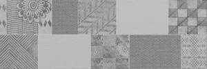 Декоративный элемент ITT Ceramic Decor Pathwork Grey 20x50 матовый