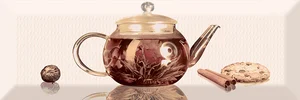 Декоративный элемент Absolut Keramika Decor Tea 01 A 10x30 глянцевый