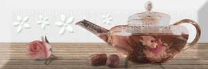 Декоративный элемент Absolut Keramika Decor Tea 02 C Fosker 10x30 глянцевый
