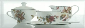 Декоративный элемент Absolut Keramika Decor Tea 03 White A 10x30 глянцевый