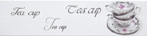 Декоративный элемент Monopole Decor Veronica Brillo Tea Cup Blanco 10x40 глянцевый