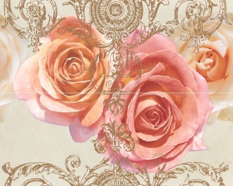 Decorado Yellowrose Crema Marfil