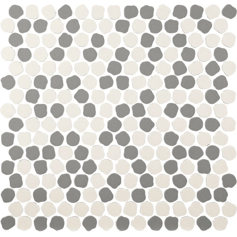 Мозаика Decoratori Bassanesi Bonbon BONBONMIXA Mix A Ardesia White 30,5x30,5 матовая