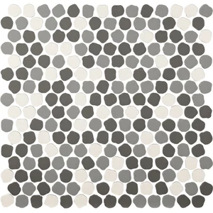 Мозаика Decoratori Bassanesi Bonbon BONBONMIXC Mix C White Ardesia Smoke 30,5x30,5 матовая