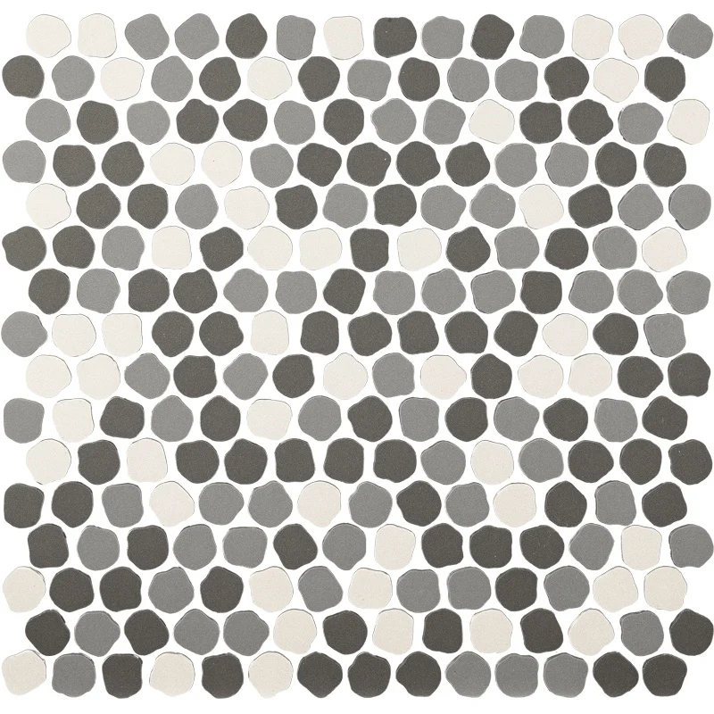 Мозаика Decoratori Bassanesi Bonbon BONBONMIXC Mix C White Ardesia Smoke 30,5x30,5 матовая