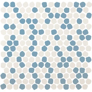 Мозаика Decoratori Bassanesi Bonbon BONBONMIXG Mix G White Skyblue 30,5x30,5 матовая