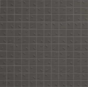 Мозаика Decoratori Bassanesi Rain RABKUP Up Black Sp 5 Mm 31,7x31,7 матовая