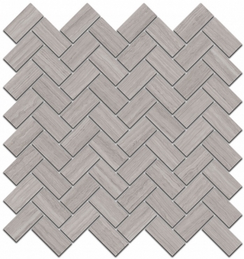 Декоративный элемент Kerama Marazzi Декор Грасси серый мозаичный 190/002 30x31,5 глянцевый